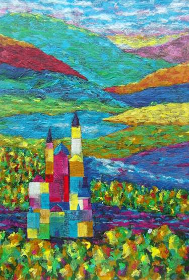 Print of Impressionism Landscape Collage by Miguel Mochon
