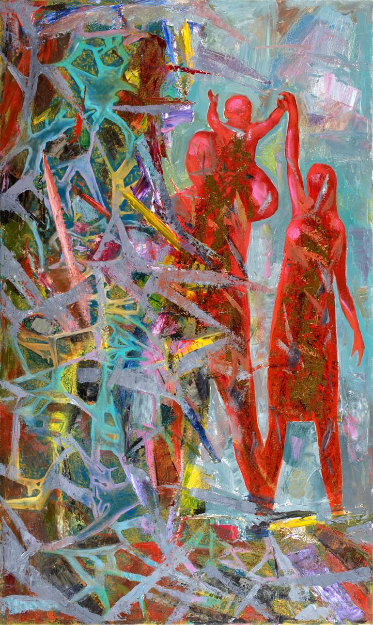 Abstract Family Portrait & Paintings For Sale | Saatchi Art