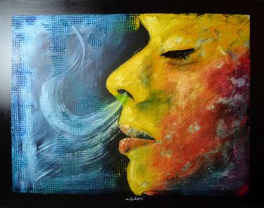 Original Abstract Painting by Michael Kuelbel