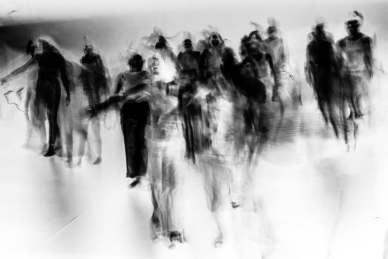 Original Abstract Photography by Zahra Saleki | Abstract Expressionism Art on Paper | What if our souls didn't have bodies