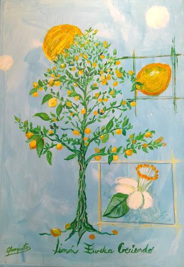 Original Botanic Painting by Carolina Busquets Sanhueza
