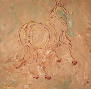Horse with gold or Caballo con dorado thumb