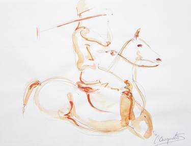 Original Realism Horse Drawings by Carolina Busquets Sanhueza