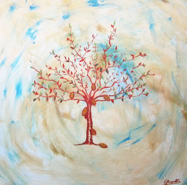Print of Expressionism Tree Paintings by Carolina Busquets Sanhueza