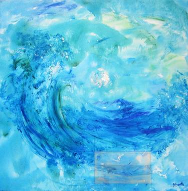 Print of Seascape Paintings by Carolina Busquets Sanhueza
