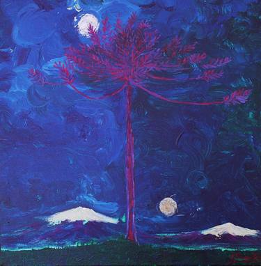 Print of Figurative Tree Paintings by Carolina Busquets Sanhueza