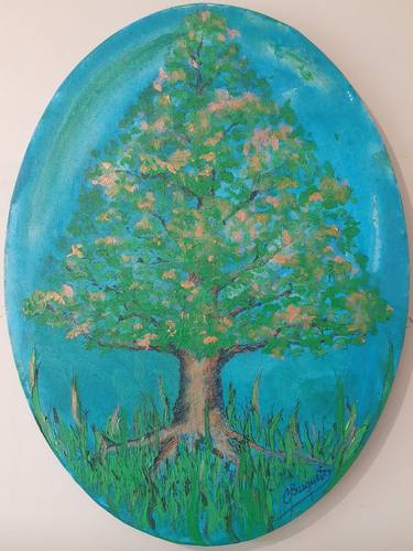Oval Shaped Tree of Life or Arbol de la Vida Ovalado thumb