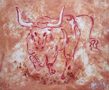 Bull in Sepia III or Toro en Sepia III thumb