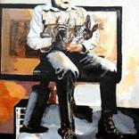 Wie man dem toten Hasen die Bilder erklärt, Joseph Beuys by Thibaud Grand