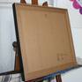 Back of the framed artwork