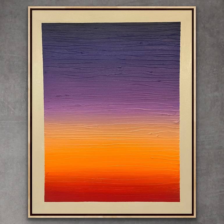 Original Abstract Painting by Alishaan Studios | Minimalism Art on Canvas | A Warmer Setting