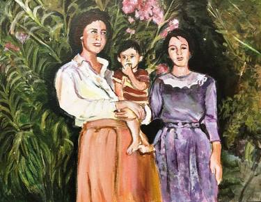 Original Conceptual Family Paintings by Maliheh Zafarnezhad