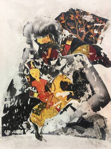 Saatchi Art Artist Maliheh Zafarnezhad; Collage, “Your Body Is A Battle Ground!” #art