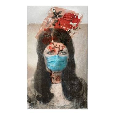 Original Conceptual Health & Beauty Collage by Maliheh Zafarnezhad