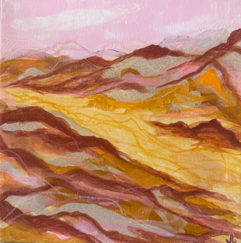 Original Abstract Painting by Julia Lamb | Painterly Abstraction Art on Canvas | The way