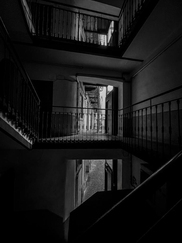 Original Architecture Photography by Denis Li | Black & White Art on Paper | Between Leaving and Becoming