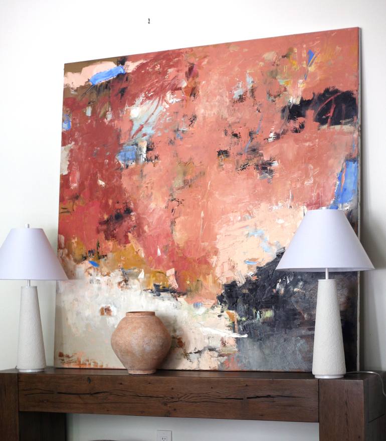 Original Abstract Expressionism Abstract Painting by Julia Klimova