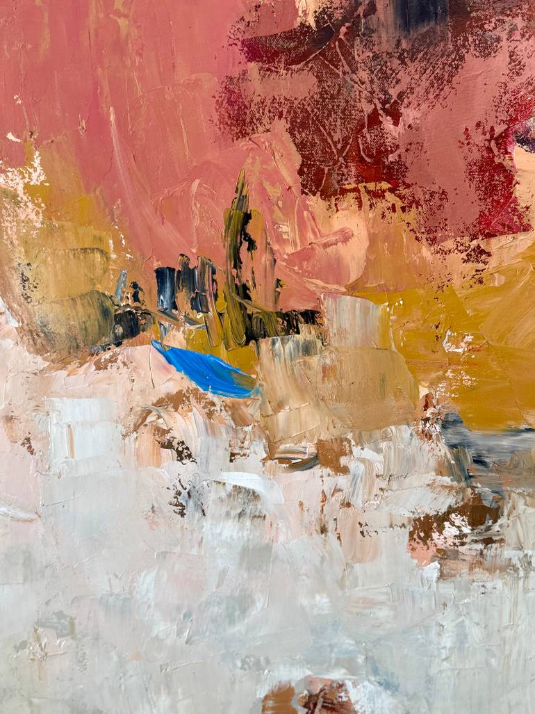 Original Abstract Expressionism Abstract Painting by Julia Klimova