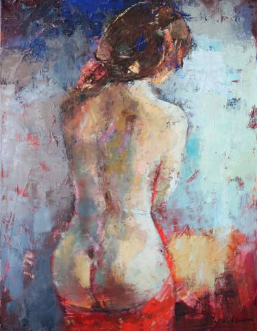 Print of Figurative Nude Paintings by Julia Klimova