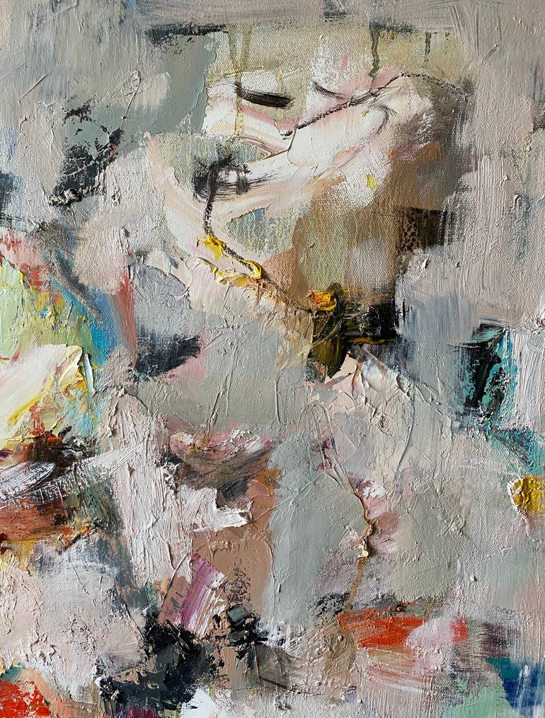 Original Abstract Expressionism Abstract Painting by Julia Klimova