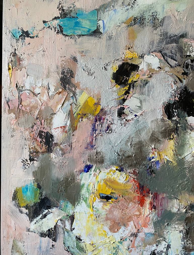 Original Abstract Expressionism Abstract Painting by Julia Klimova