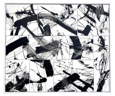 Original Abstract Expressionism Abstract Painting by Krisztina Horvath