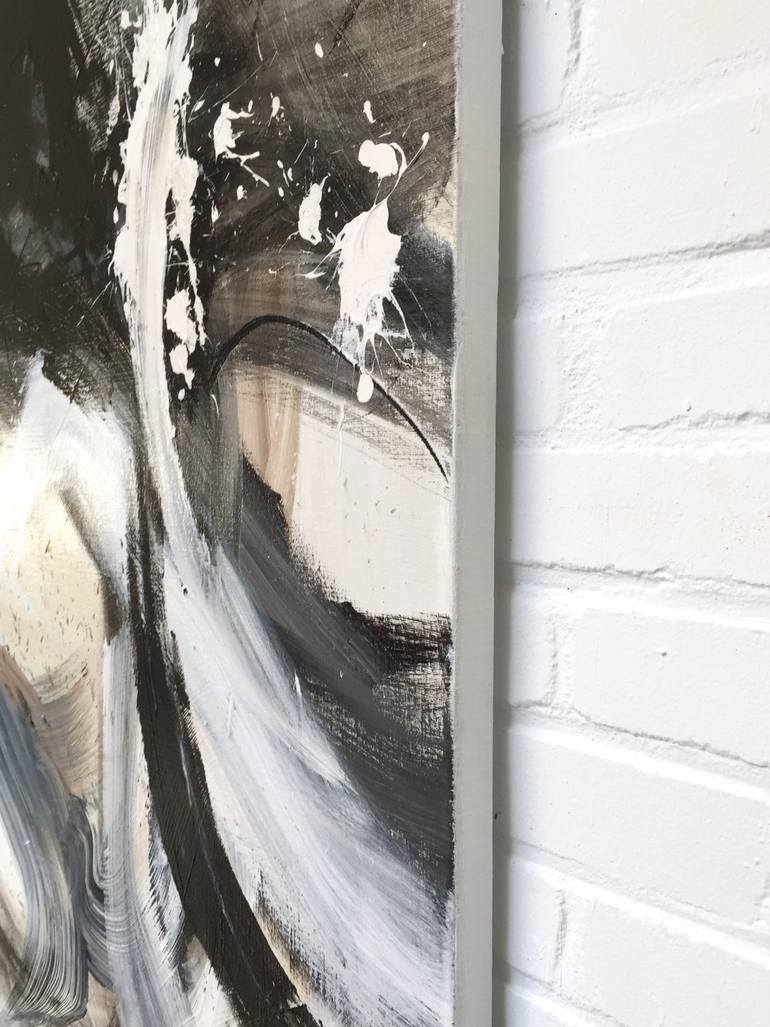 Original Abstract Expressionism Abstract Painting by Krisztina Horvath