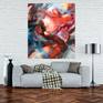 Large abstract painting in oil.
Inspired by the issue of rising temperatures.

This artwork is on high quality linen stretched on lightweight aluminum (see one of the added images) and will be shipped in a wooden crate.
On request this artwork can also be shipped as a canvas rolled and delivered in a tube.

A thin layer of varnish (Gamblin) protects this artwork against UV and dust. Signed at the back. Edges are painted, no frame required. Ready to hang.
