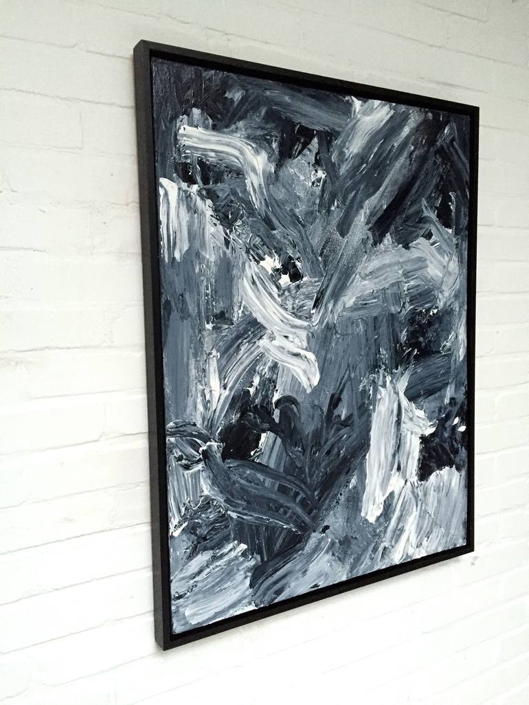 Original Abstract Expressionism Abstract Painting by Krisztina Horvath