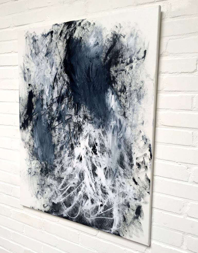 Original Abstract Expressionism Abstract Painting by Krisztina Horvath