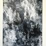 Abstract painting in acrylic on canvas from the series Farewell Snow.

This series is a search for a combination of abstract calligraphy and gestural abstraction in monochrome colors.

Signed on the back. Varnished with a thin layer to protect the artwork against UV and dust. Edges are painted, no frame required. Ready to hang.