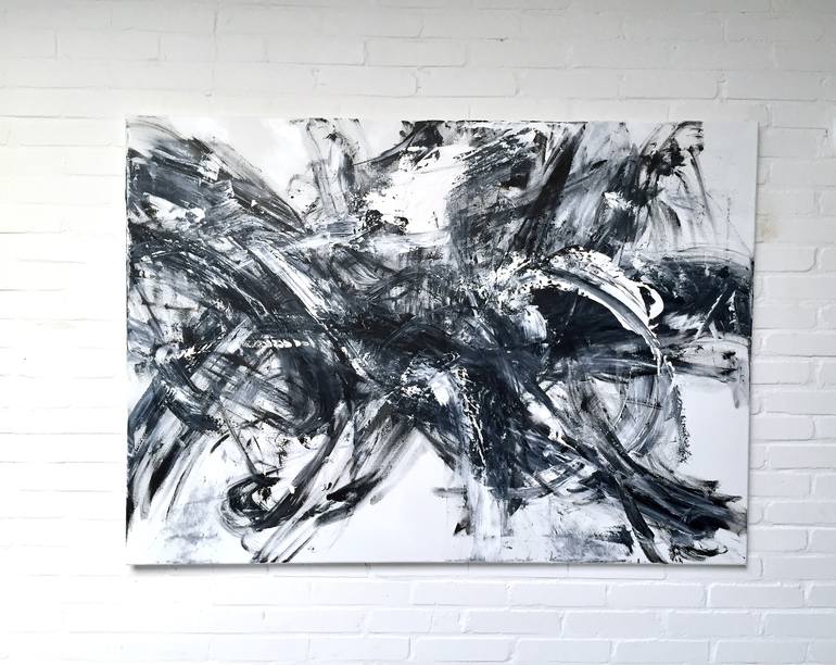 Original Abstract Painting by Krisztina Horvath