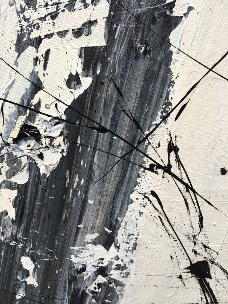 Original Abstract Expressionism Abstract Painting by Krisztina Horvath