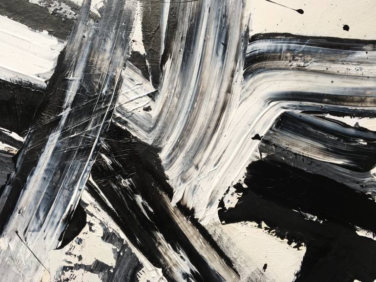 Original Abstract Expressionism Abstract Painting by Krisztina Horvath