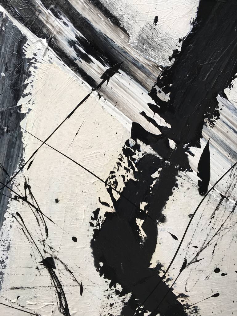 Original Abstract Expressionism Abstract Painting by Krisztina Horvath