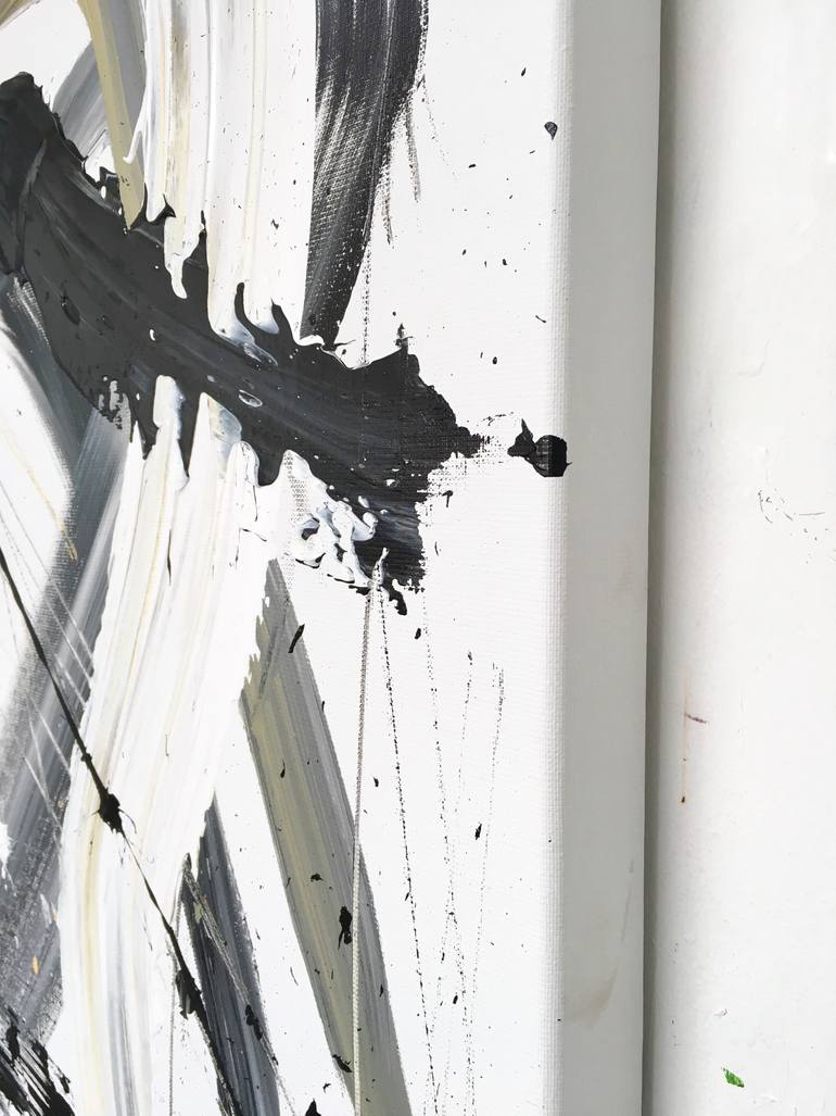 Original Abstract Expressionism Abstract Painting by Krisztina Horvath