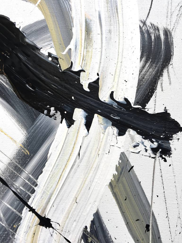 Original Abstract Expressionism Abstract Painting by Krisztina Horvath