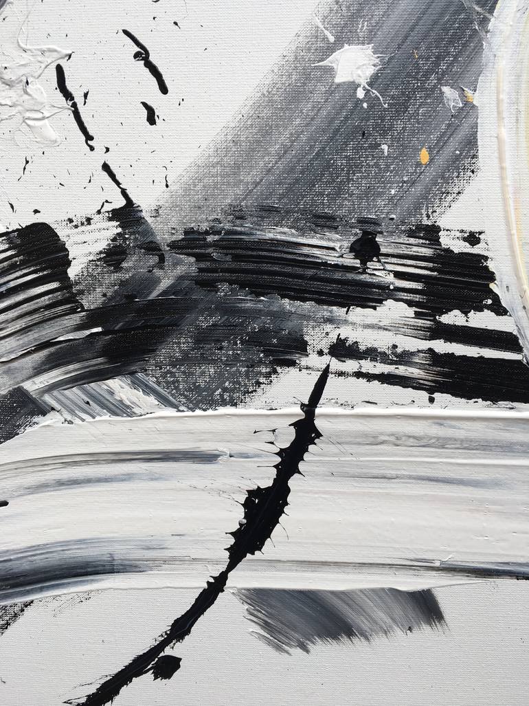 Original Abstract Expressionism Abstract Painting by Krisztina Horvath