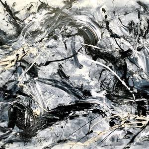 Collection Black and White Expressionist Abstracts