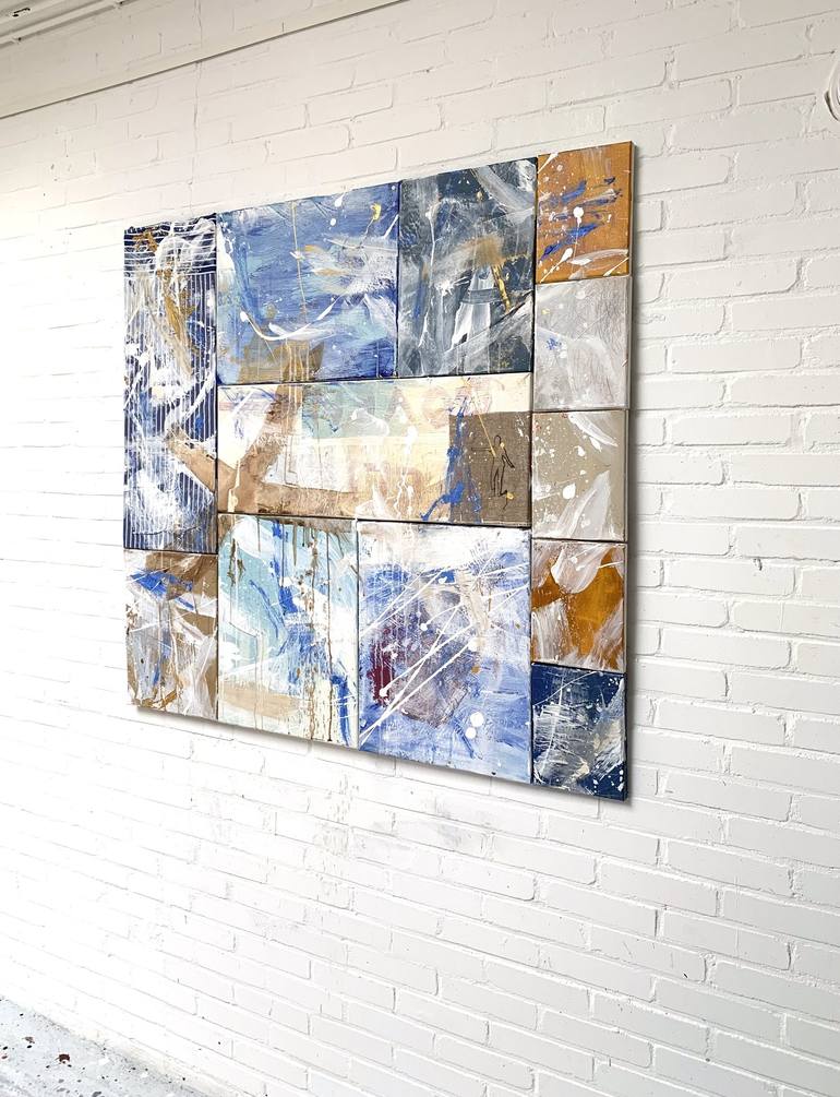 Original Abstract Collage by Krisztina Horvath