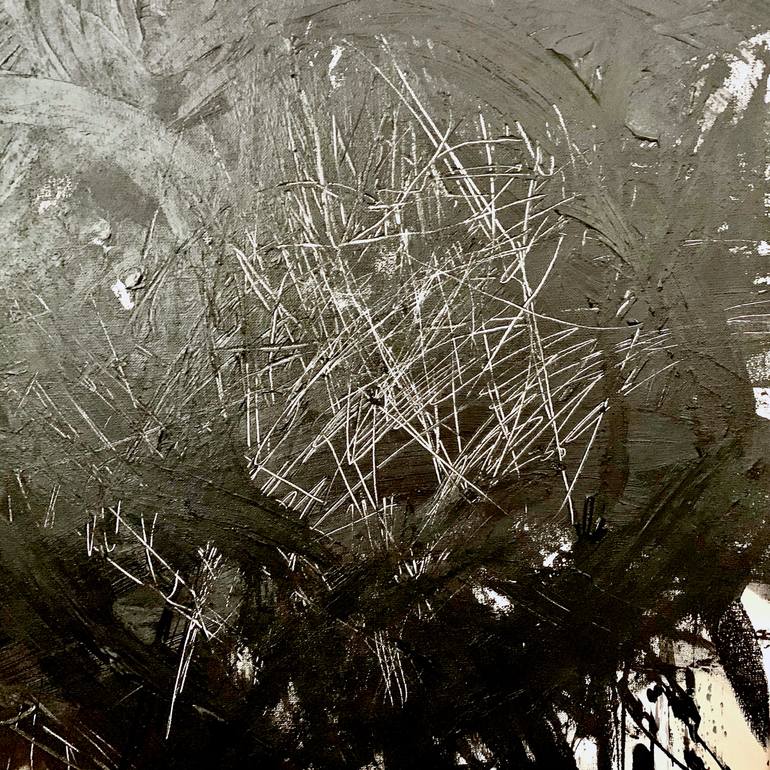Original Abstract Expressionism Abstract Painting by Krisztina Horvath