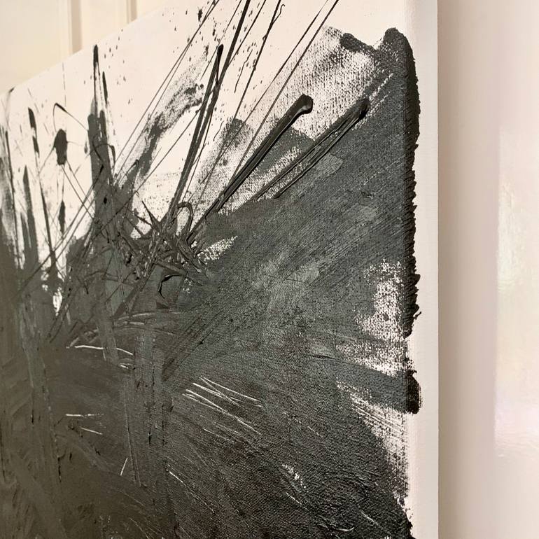 Original Abstract Expressionism Abstract Painting by Krisztina Horvath
