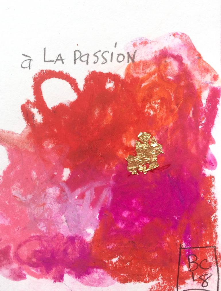 Original Abstract Painting by Benedicte Caillat