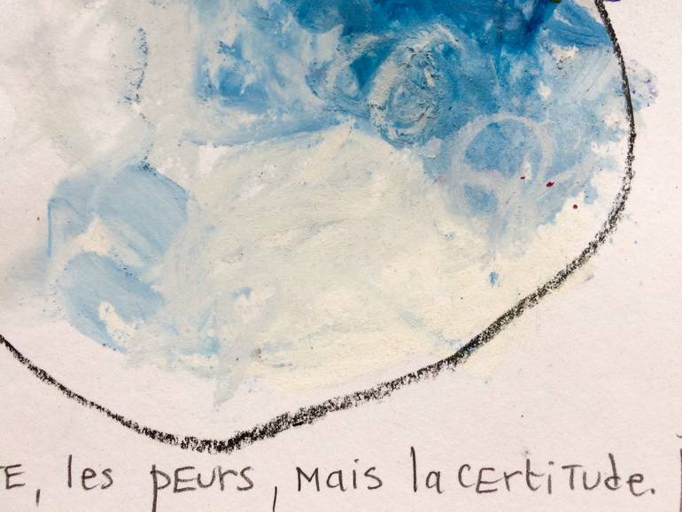 Original Abstract Painting by Benedicte Caillat