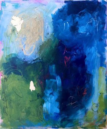 Original Abstract Expressionism Abstract Painting by BENEDICTE CAILLAT