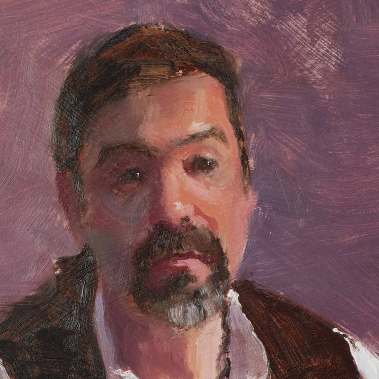 Original Contemporary Portrait Painting by Seamus Berkeley