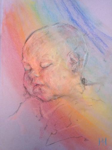 Print of Portraiture Children Drawings by Hannah Hardy