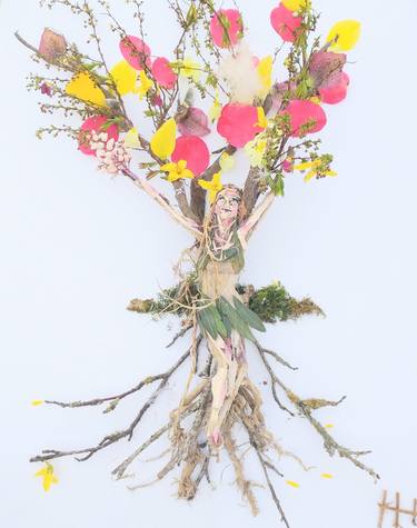 Print of Conceptual Botanic Collage by Hannah Hardy