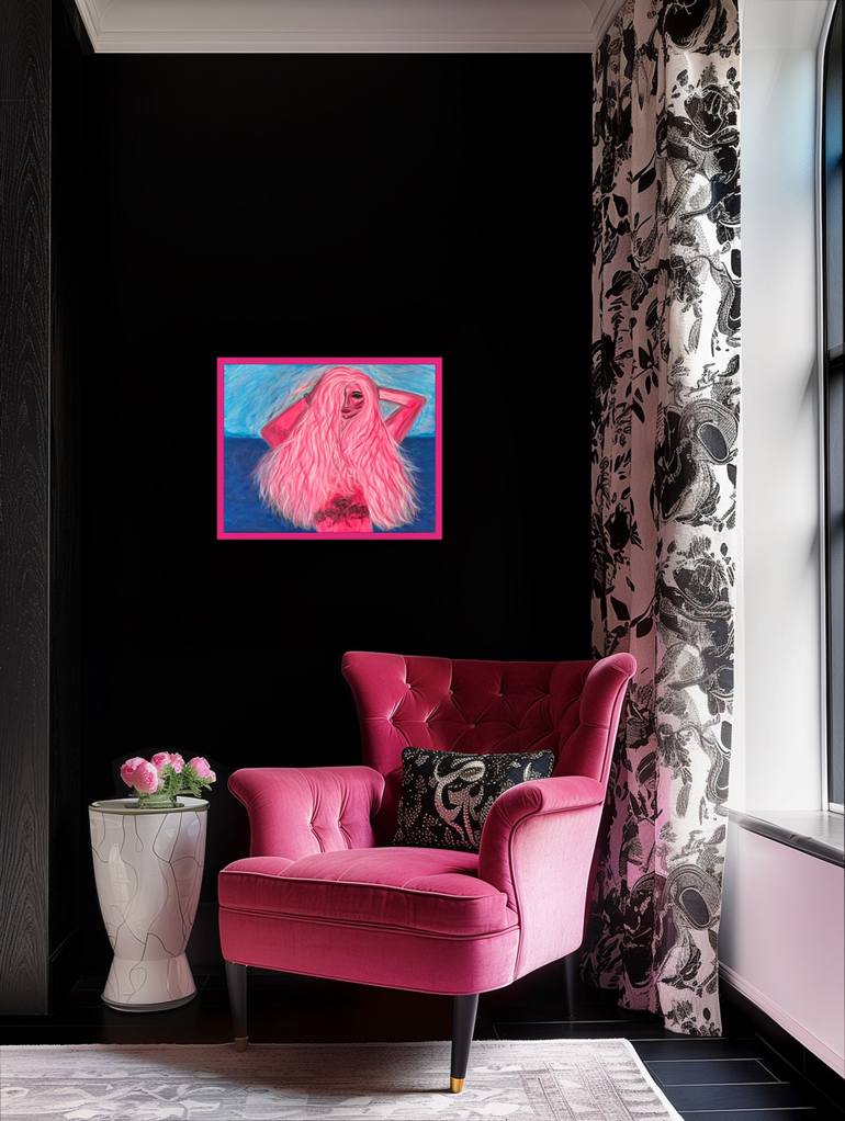 Original Figurative Women Painting by Frida Mock