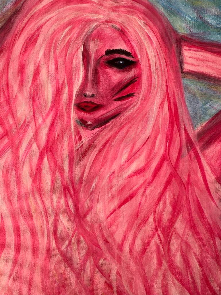 Original Figurative Women Painting by Frida Mock